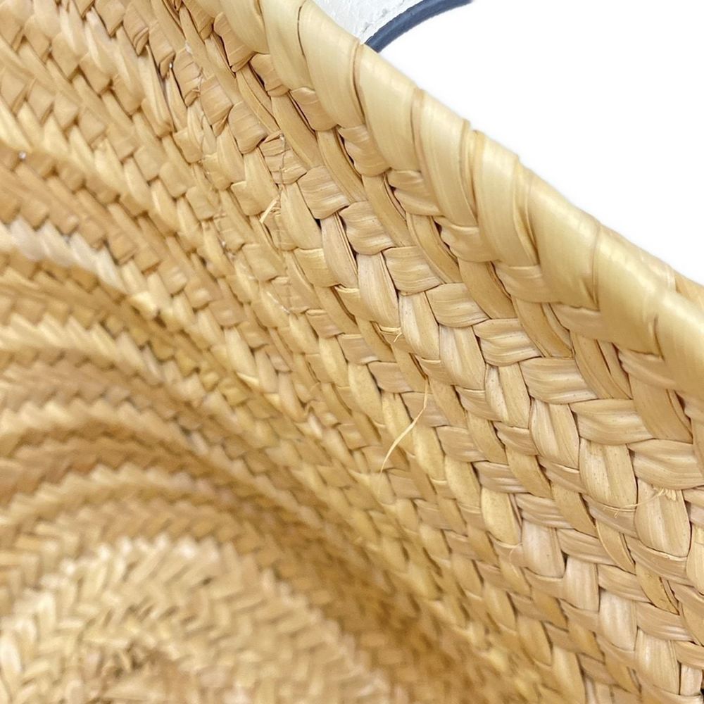 Loewe Natural Leaf Palm White Tote Bag Calfskin Basket - Picture 16 of 16